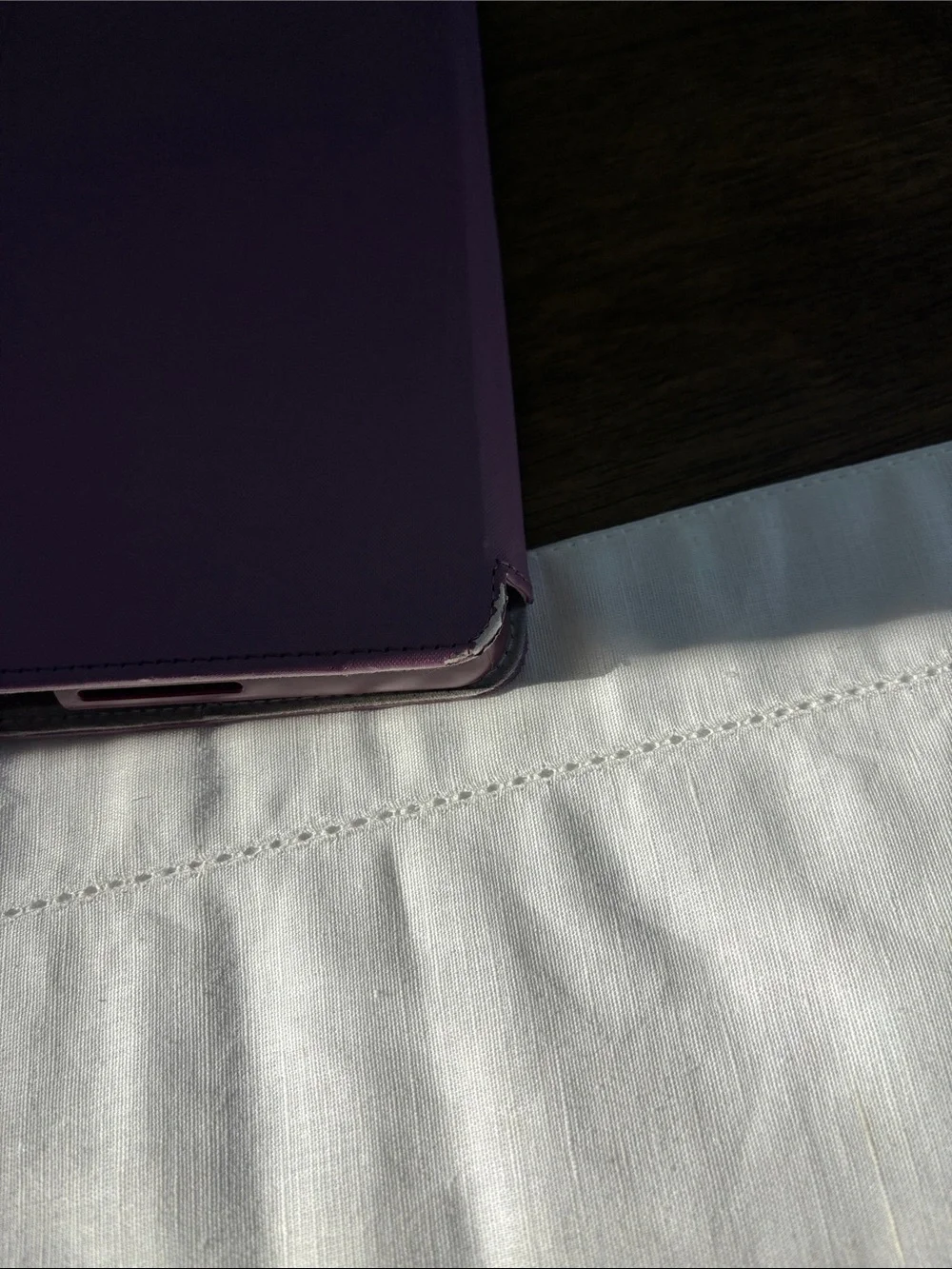 speck Purple Folio Tablet Case with Pen Loop not sure of iPad size